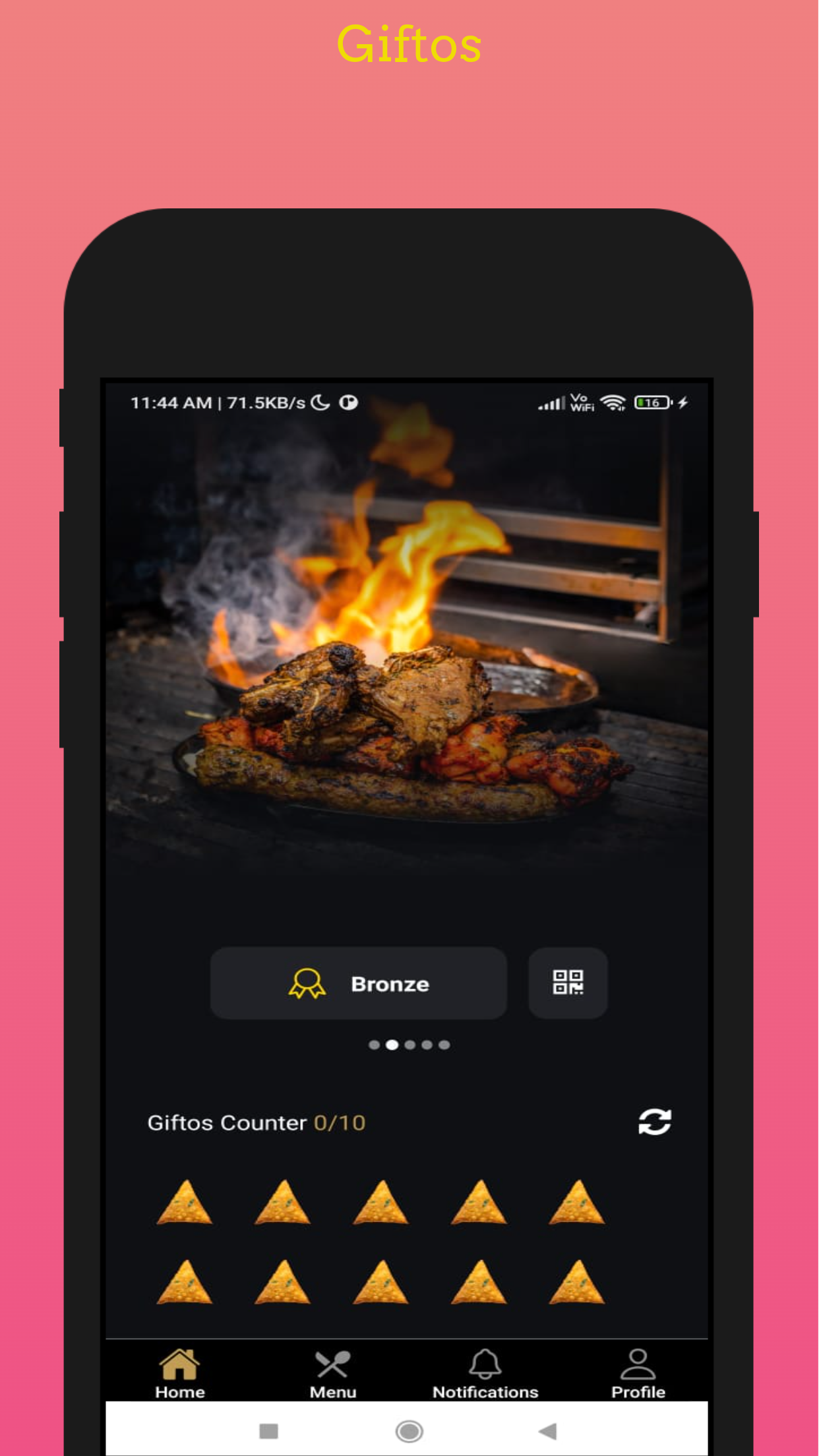 Giftos – Restaurant Loyalty App